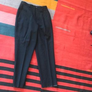 Black high waisted pants/ trousers